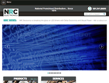 Tablet Screenshot of nrcelectronics.com